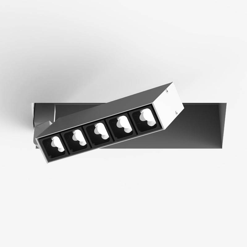 Leva 5 incasso rasato rototraslante - kit