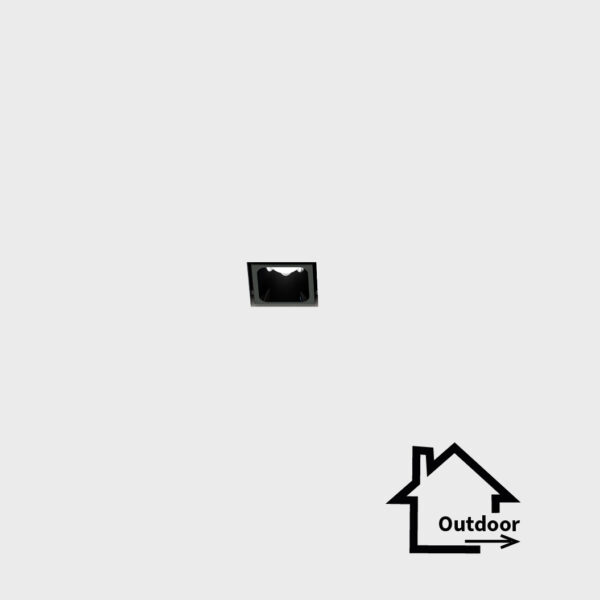 Leva 1 incasso rasato outdoor - kit