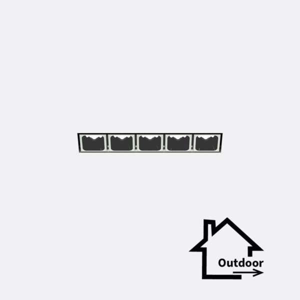 Leva 5 incasso rasato outdoor - kit