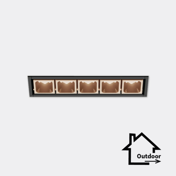 Leva 5 incasso frame outdoor - kit