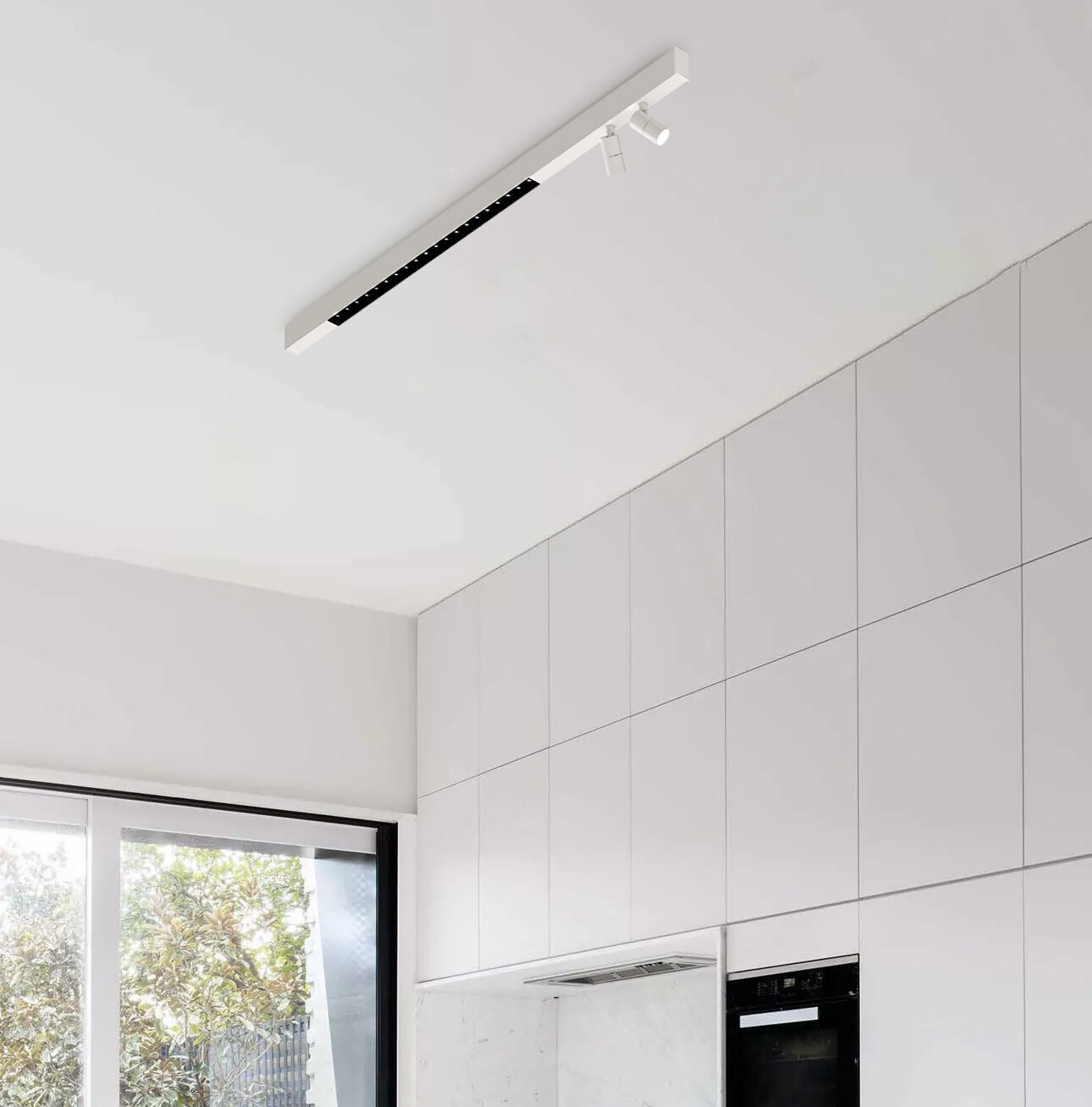 Minifile mix ceiling direct light with Leva